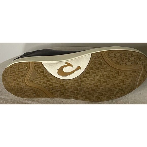 OluKai Men's Leather Shoes Brown Size 9-Tie Style w/collapsible Heel  10455-4848 - Picture 6 of 16